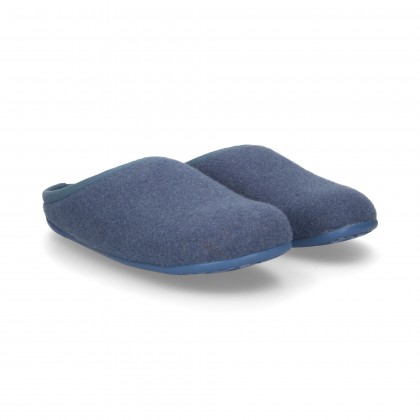 PANTOUFLE LAINE CIEL