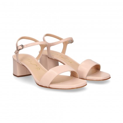 CARMELITE HEEL NAPA PINK