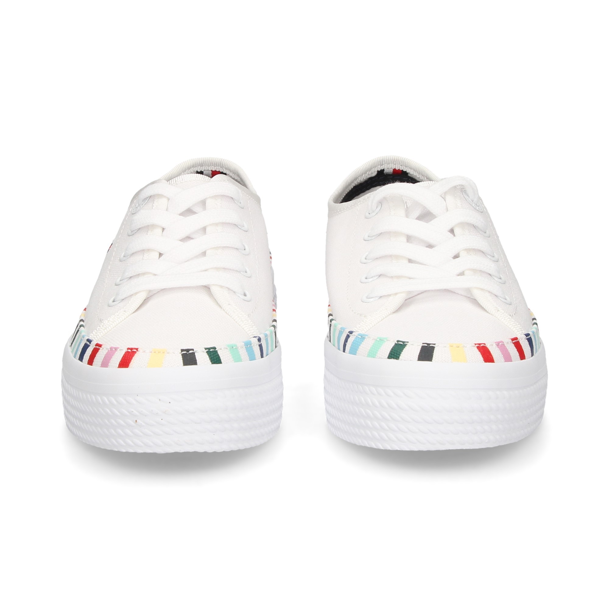 tommy hilfiger rainbow flatform sneaker